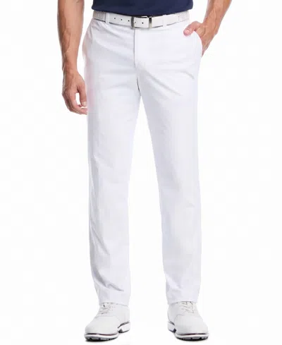 Pga Tour Men's Moisture Wicking Active-waistband Golf Pants In White