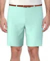 Pga Tour Men's Performance Pull-on 8" Golf Shorts In Green