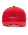 Pga Tour Men's  Red The Players Mesh Adjustable Hat In Red