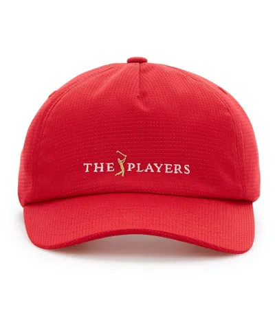 Pga Tour Men's  Red The Players Mesh Adjustable Hat