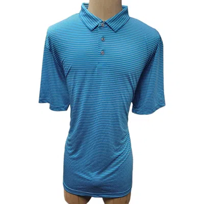 Pga Tour Men's Polo Golf Shirt In Sky Blue