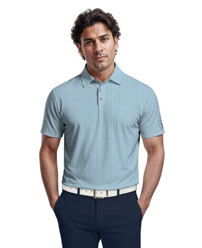 Pga Tour Men's Short-sleeve Polo Shirt In Blue
