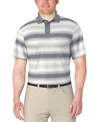 Pga Tour Men's Solarized Stripe Polo Shirt In Multi
