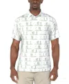 Pga Tour Men's Surfboard-print Polo Shirt