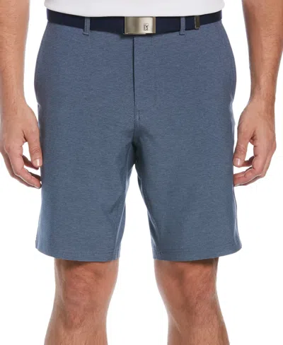 Pga Tour Men's Micro Geo Print Golf Shorts In Blue