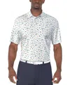 Pga Tour Men's Umbrella Graphic Polo Shirt