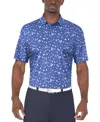 Pga Tour Men's Umbrella Graphic Polo Shirt