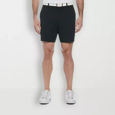 Pga Tour Mens 7" Mid Rise Golf Short In Black