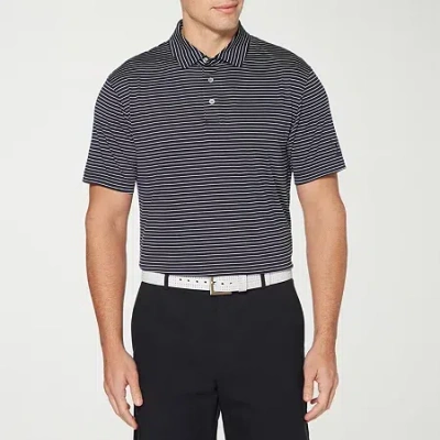 Pga Tour Mens Classic Fit Short Sleeve Polo Shirt In Multi