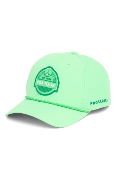 Pga Tour Pga Premium Label Baseball Cap In Green