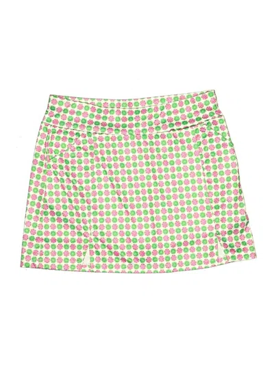 Pre-owned Pga Tour Skort In Green