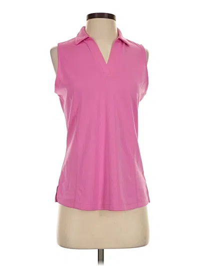 Pre-owned Pga Tour Sleeveless T-shirt In Pink