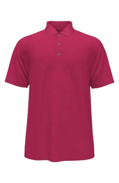 Pga Tour Solid Polo Shirt In Bossy Pink