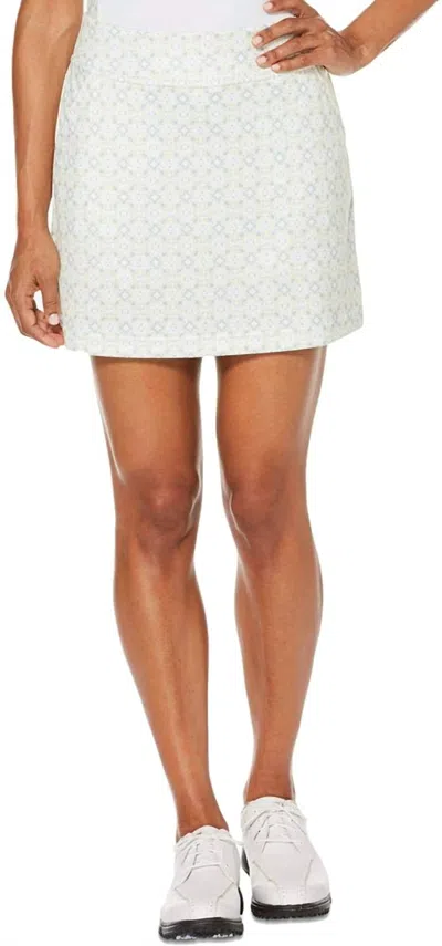 Pga Tour Women's Printed Golf Skort In Daiquiri Green In Gray