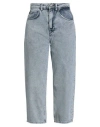 P.grax P. Grax Woman Jeans Blue Size 31 Cotton, Elastane In Blue