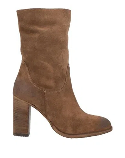 Ph 5.5 Woman Ankle Boots Brown Size 7 Leather