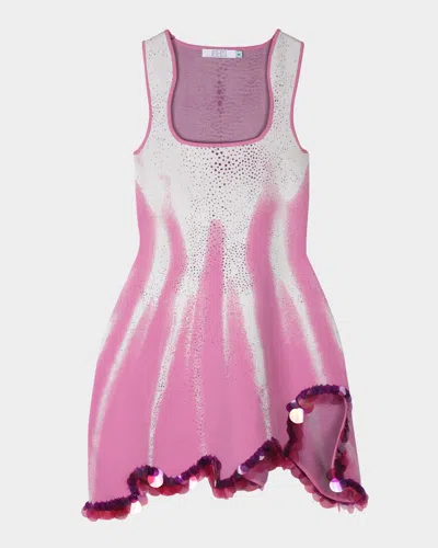 Ph5 Alyssa Wavy Tank Dress In Pink