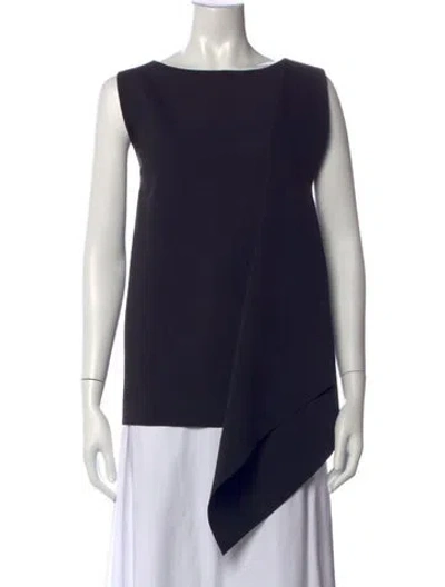 Pre-owned Ph5 Bateau Neckline Sleeveless Top In Blue