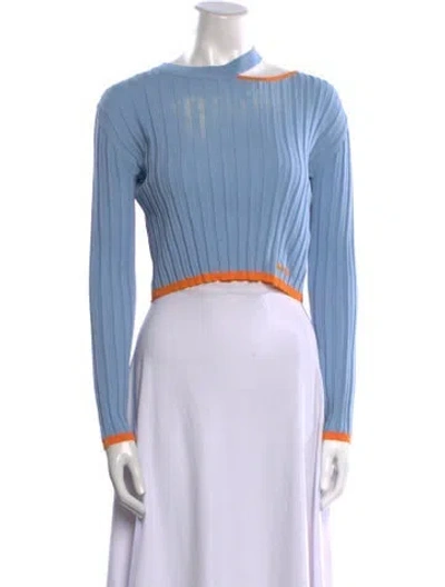 Pre-owned Ph5 Bateau Neckline Sweater In Blue