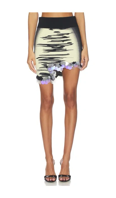 Ph5 Casey Wavy Mini Skirt In Multi