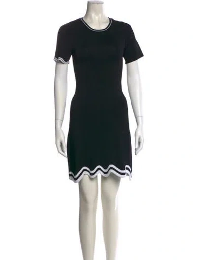 Pre-owned Ph5 Crew Neck Mini Dress In Black