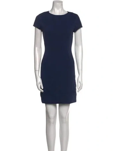 Pre-owned Ph5 Crew Neck Mini Dress In Blue