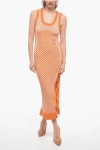 Ph5 Crochet Maxi Dress With Side Slit
