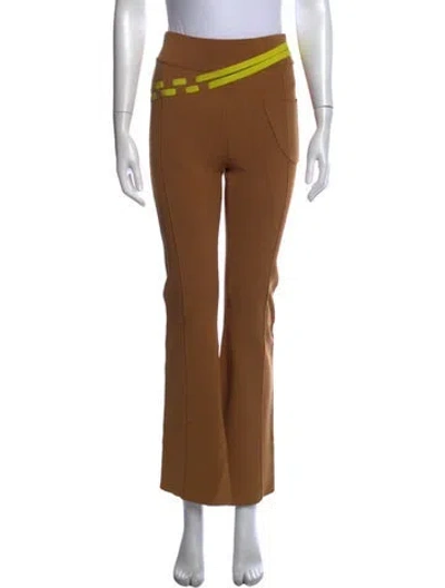 Pre-owned Ph5 Flared Pants In Brown