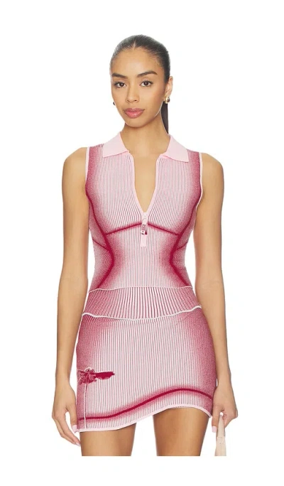 Ph5 Gen 11 Compression Court Top In Pink