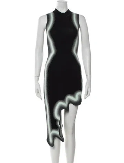 Pre-owned Ph5 Graphic Print Mini Dress In Black