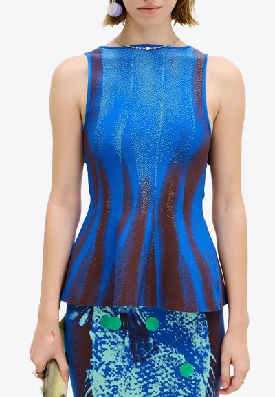 Ph5 Herring Reversible Fish Tank Top In Blue