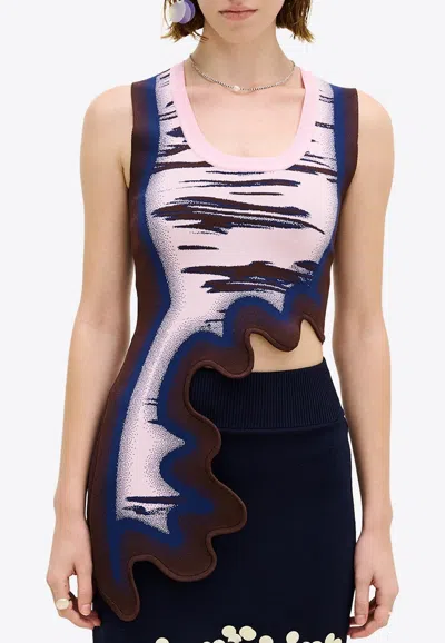 Ph5 Kerry Wavy Tank Top In Multi