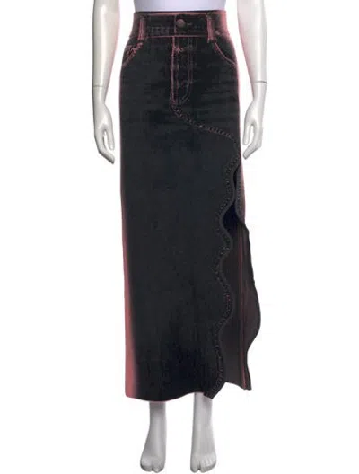 Pre-owned Ph5 Long Skirt In Green