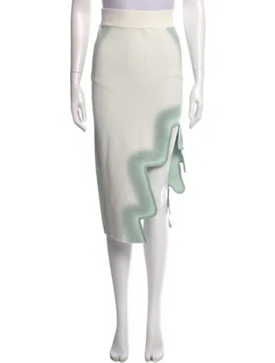 Pre-owned Ph5 Midi Length Skirt In White