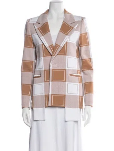 Pre-owned Ph5 Plaid Print Blazer In Multi