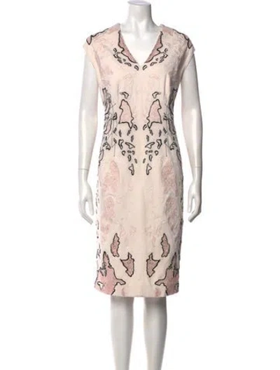 Pre-owned Ph5 Printed Knee-length Dress In Multi