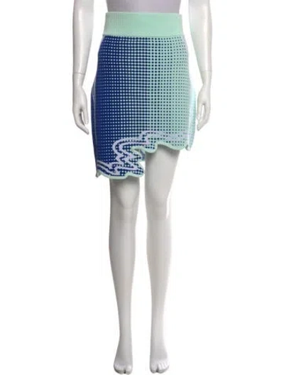 Pre-owned Ph5 Printed Knee-length Skirt In Blue