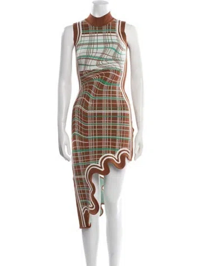 Pre-owned Ph5 Printed Midi Length Dress In Multi