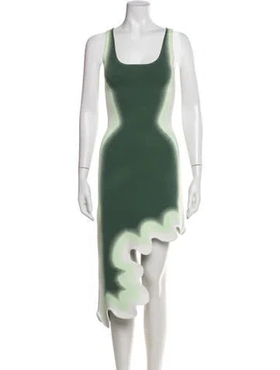 Pre-owned Ph5 Printed Mini Dress In Green