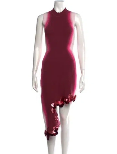 Pre-owned Ph5 Printed Mini Dress In Pink