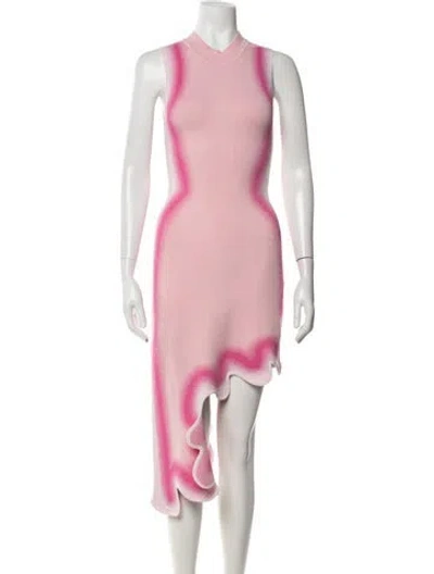 Pre-owned Ph5 Printed Mini Dress In Pink