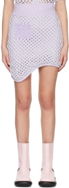 Ph5 Purple Bozo Miniskirt In Lazy Lavender