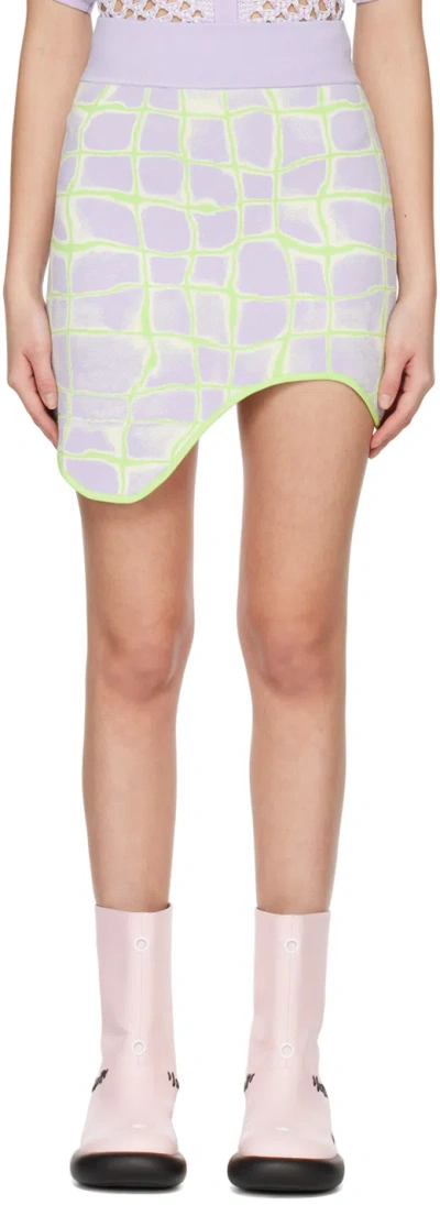 Ph5 Purple Katie Miniskirt In Lazy Lavender