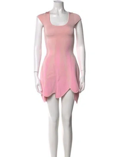 Pre-owned Ph5 Scoop Neck Mini Dress In Pink