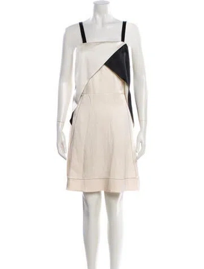 Pre-owned Ph5 Silk Mini Dress In Neutral