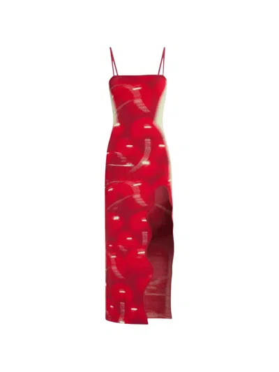 Ph5 Sleeveless Midi Dress In Red