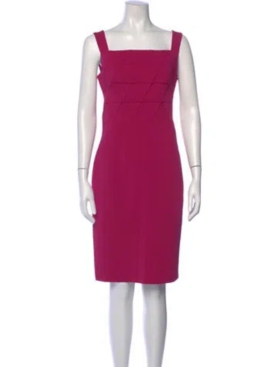 Pre-owned Ph5 Square Neckline Knee-length Dress In Pink
