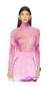 Ph5 Sulley Turtleneck Top In Pink