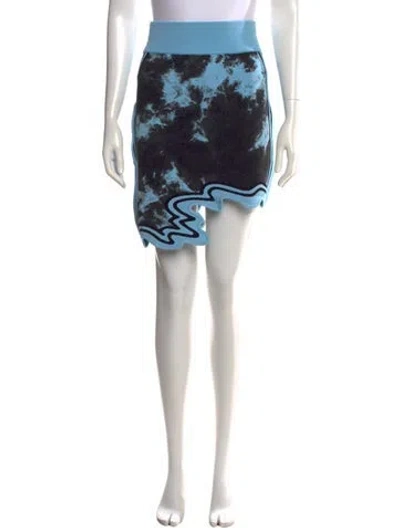 Pre-owned Ph5 Tie-dye Print Mini Skirt In Multicolor