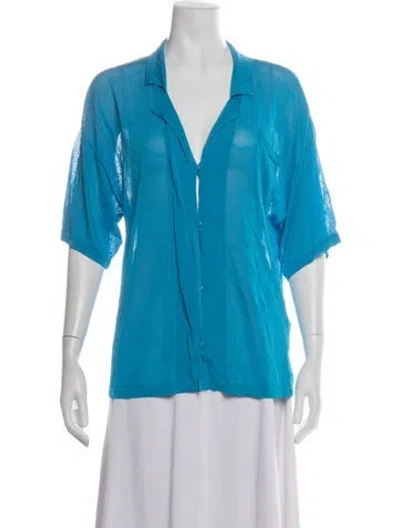 Pre-owned Ph5 V-neck Sweater In Blue